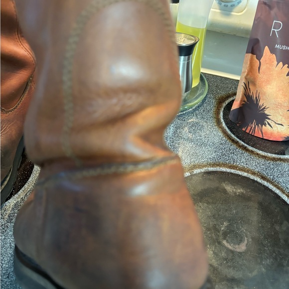 Wolverine  Mens Brown Leather Soft Toe Work Boot Oil Slip Resistant Since 1883 - Picture 5 of 11